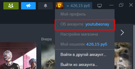 Где найти свой Логин в Steam